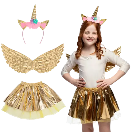 Eenhoornkinderengelset - Fancy Dress Accessoires