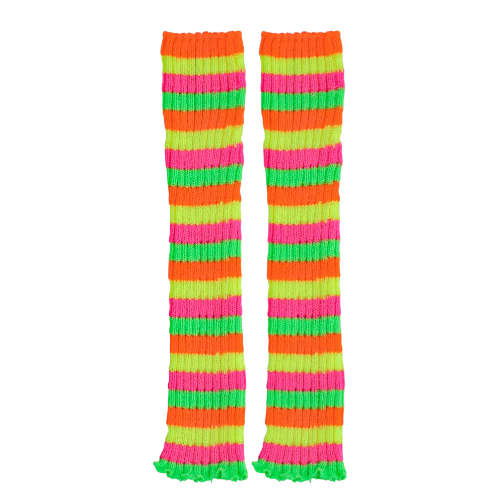 Regenboog legging - 80s verkleedaccessoires