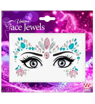 Bijoux Visage Licorne - Strass Gezicht Kind