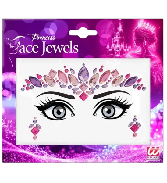 Princess Face Sieraden - Strass Carnaval Enfant