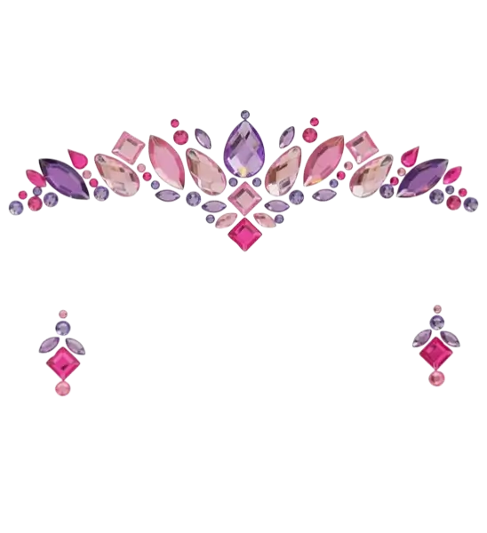 Princess Face Sieraden - Strass Carnaval Enfant