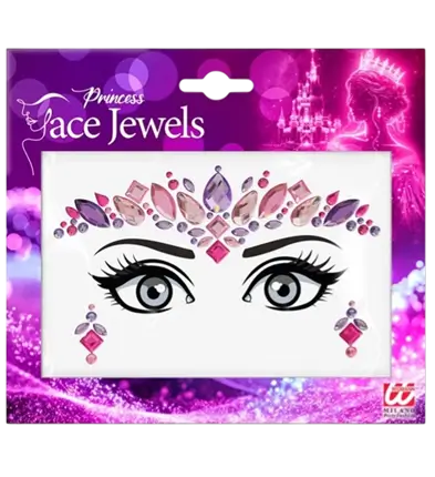 Princess Face Sieraden - Strass Carnaval Enfant