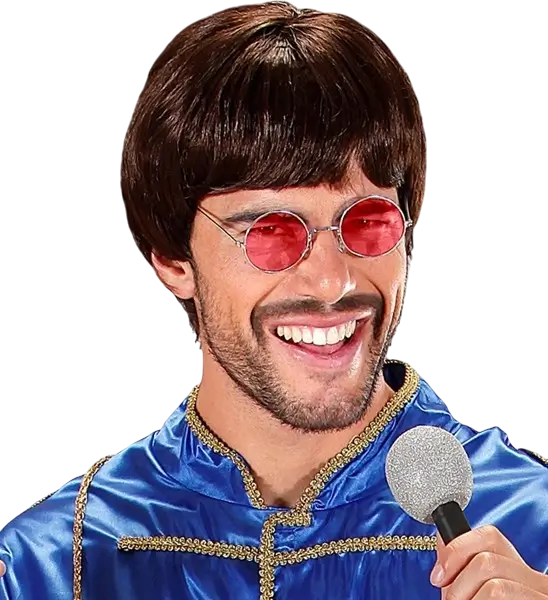 Karakterbril met rode glazen - Vermommingbril