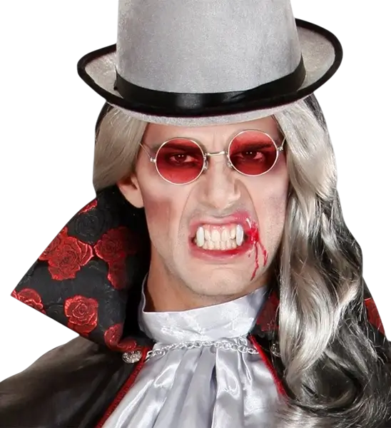 Karakterbril met rode glazen - Vermommingbril