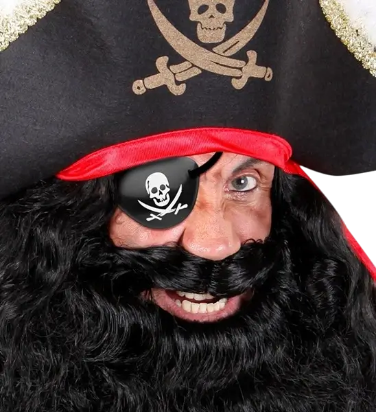 Piraten ooglapje - Piraten Accessoire