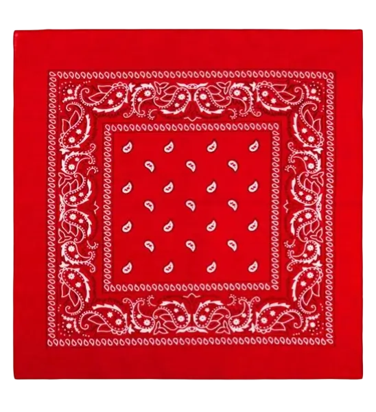 Rode Cowboy Bandana 55x55 cm - Western Sjaal