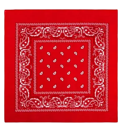 Rode Cowboy Bandana 55x55 cm - Western Sjaal