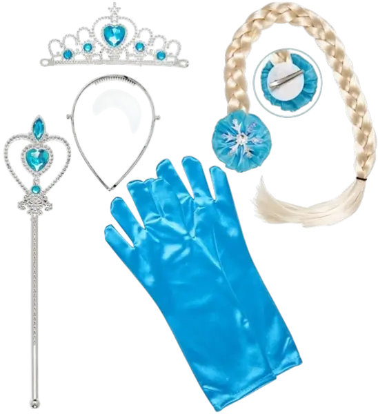 Sneeuwprinsessenset - Tiara, Matje, Handschoenen en Toverstaf