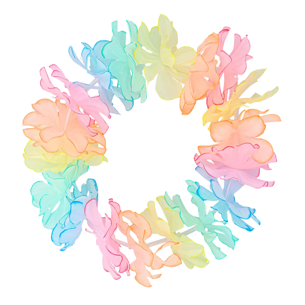 Hawaiian Pastel Kit - Accessoires voor Hawaiiaanse vermomming