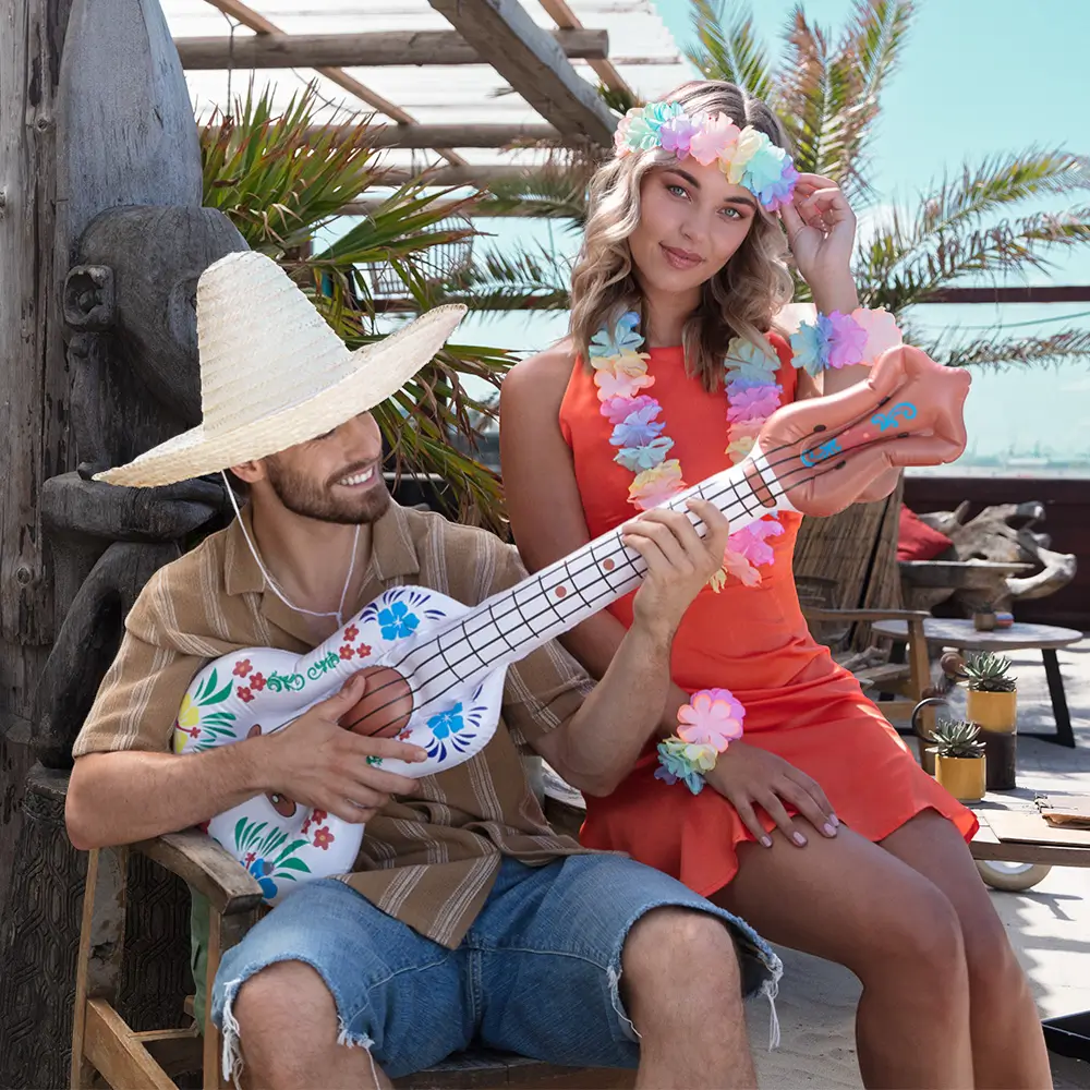 Hawaiian Pastel Kit - Accessoires voor Hawaiiaanse vermomming