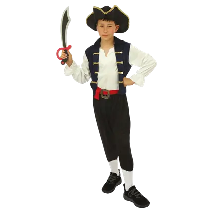 Piratenkostuum jongen 7-9 jaar - Piratenkostuum kind
