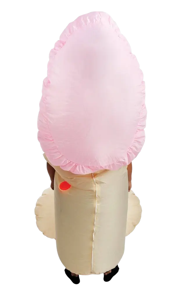 Zizi volwassen opblaasbare vermomming - One Size Feestelijk Humorkostuum