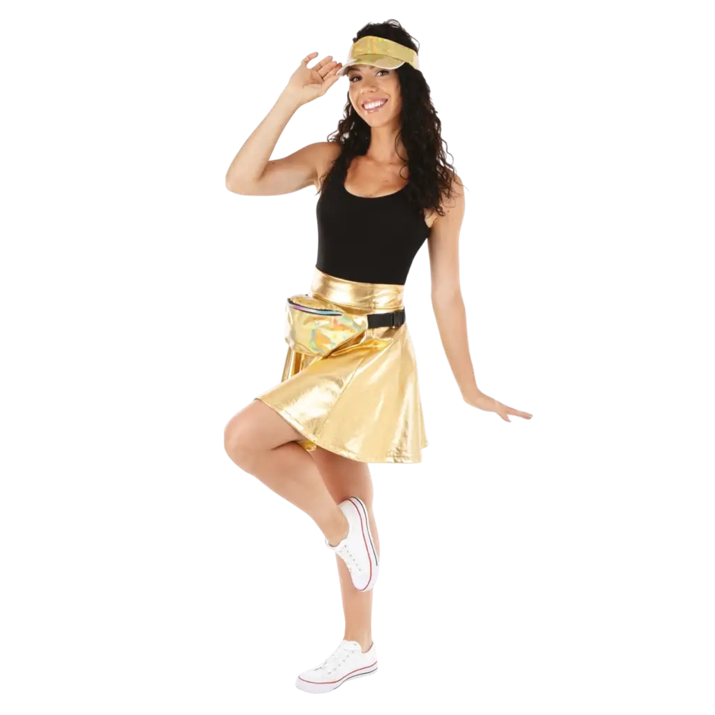 Disco-accessoireset in goud voor volwassenen - Disco-avondaccessoires