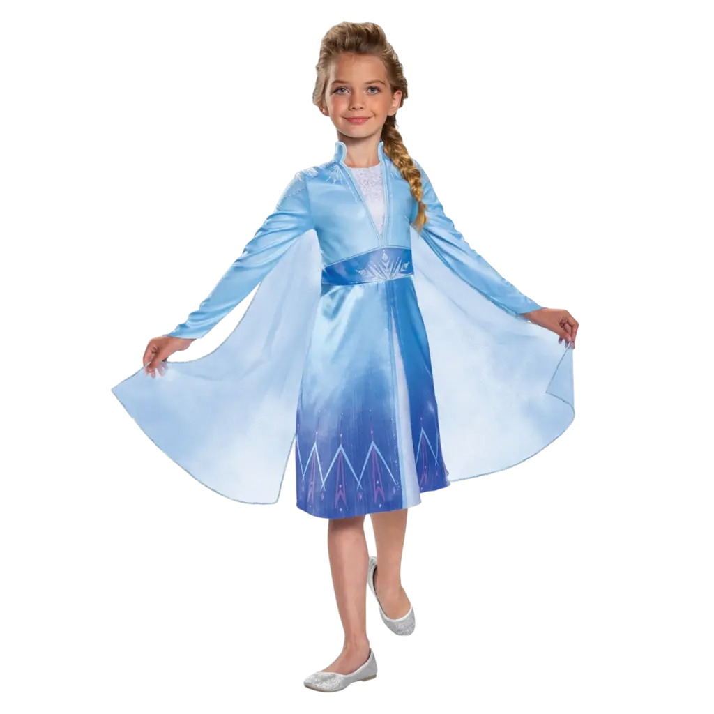 Elsa Disney™ Sneeuwkoningin Vermomming Kind 7-8 Jaar