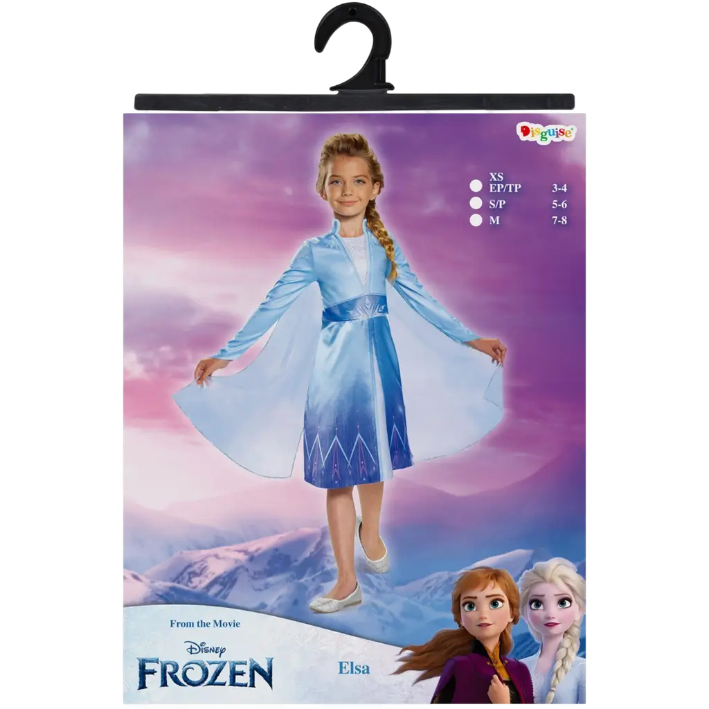 Elsa Disney™ Sneeuwkoningin Vermomming Kind 7-8 Jaar