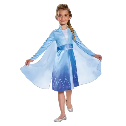 Elsa Disney™ Sneeuwkoningin Vermomming Kind 7-8 Jaar