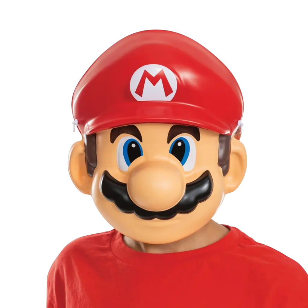 Mario Super Mario™ Masker voor volwassenen - Vermomming Accessoires