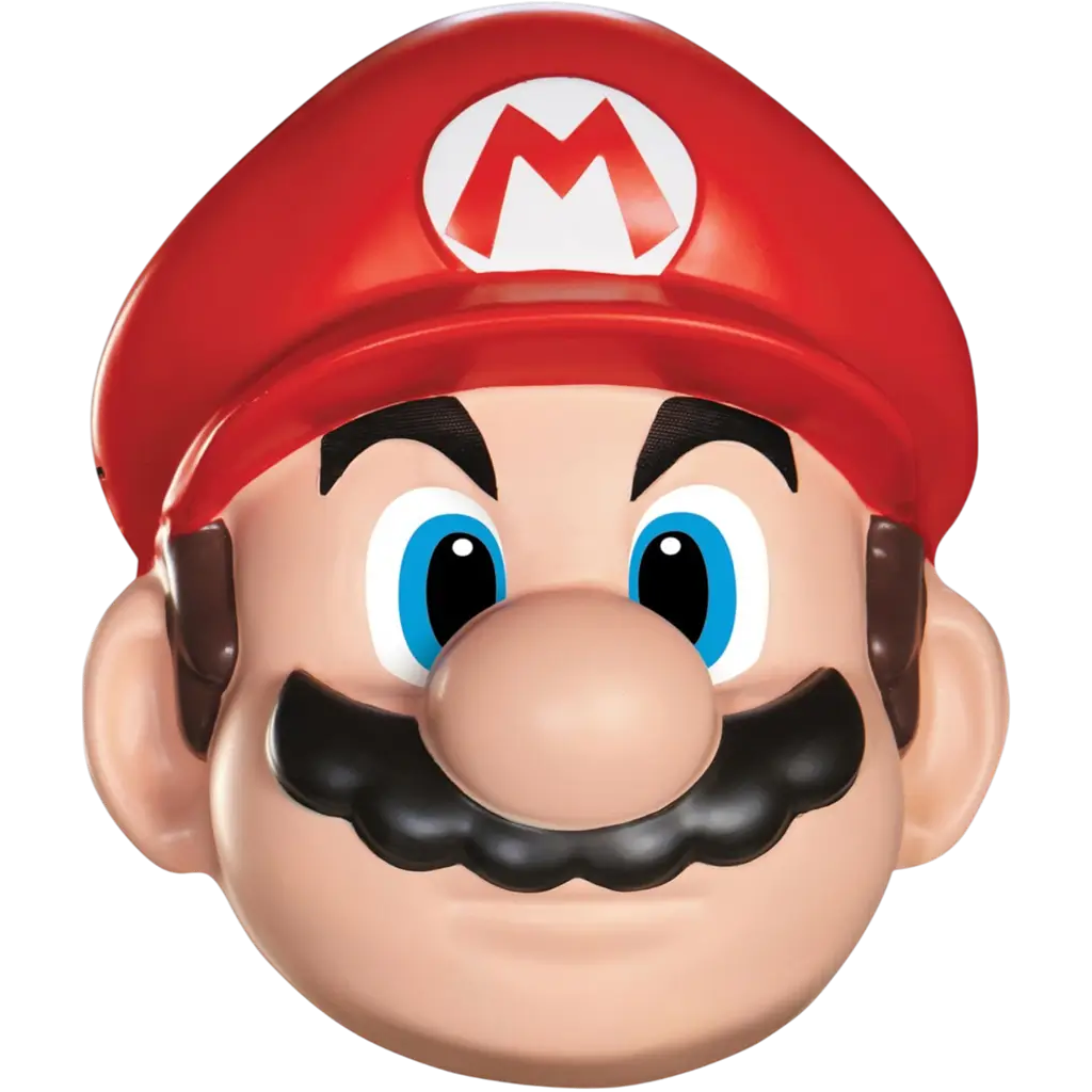 Mario Super Mario™ Masker voor volwassenen - Vermomming Accessoires