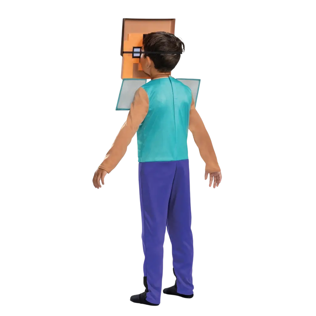 Steve Minecraft™ Vermomming Kind 7-8 Jaar