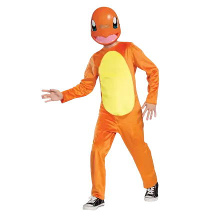 Pokémon™ Salamèche Vermomming Kind 7-8 jaar