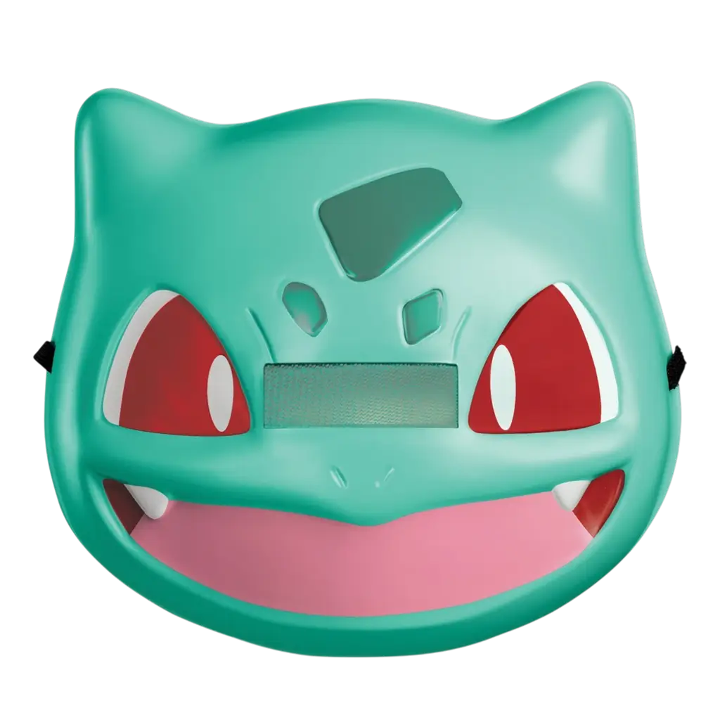 Pokémon™ Kids Bulbizarre Masker - Vermomming Accessoires