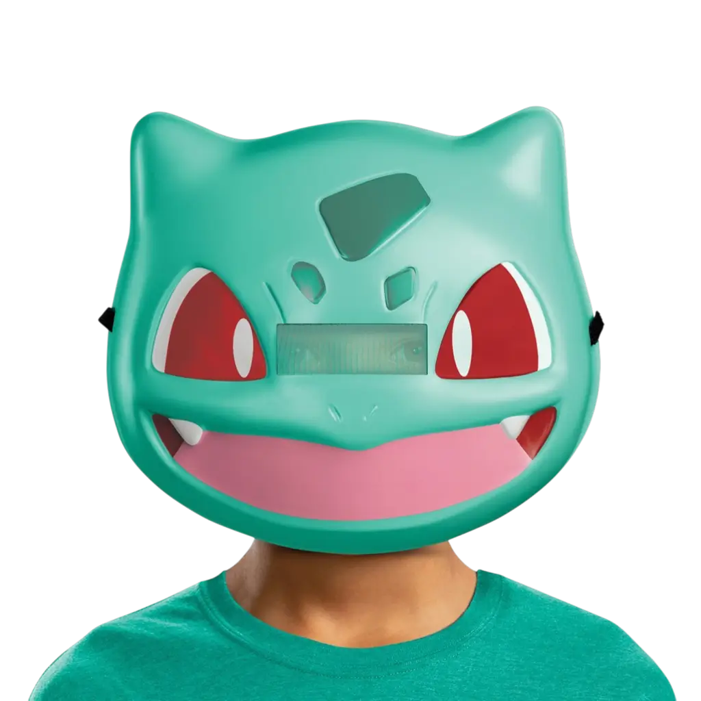 Pokémon™ Kids Bulbizarre Masker - Vermomming Accessoires