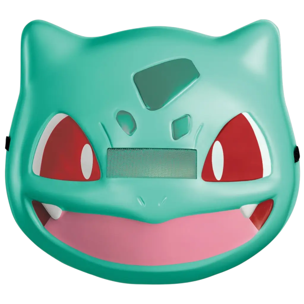 Pokémon™ Kids Bulbizarre Masker - Vermomming Accessoires