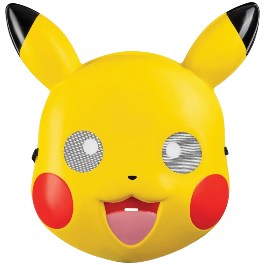 Pokémon™ Kids Pikachu Masker - Vermomming Accessoires