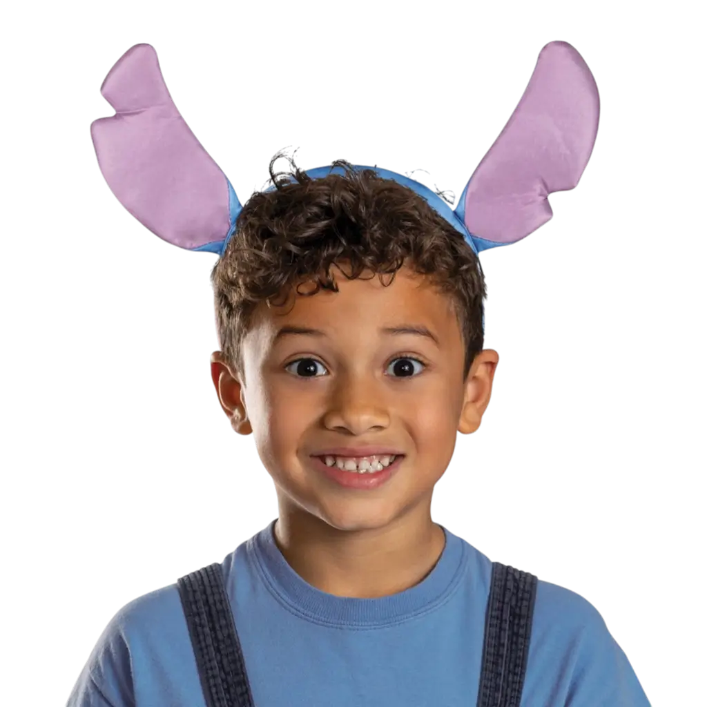Stitch Disney™ Basic Plus hoofdband - Verkleedaccessoires voor kinderen