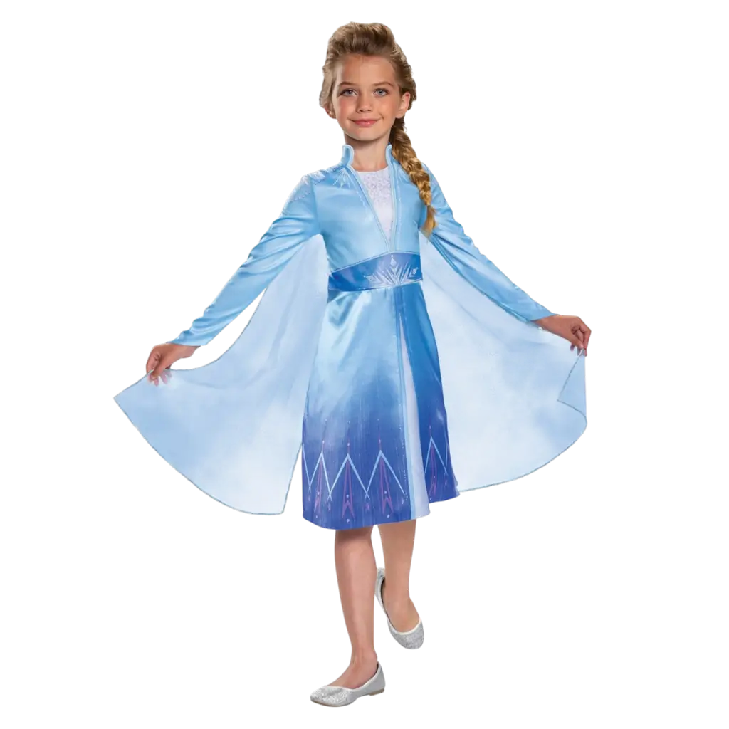 Elsa Disney™ Sneeuwkoningin vermomming voor kinderen van 3-4 jaar - Prinsessenkostuum