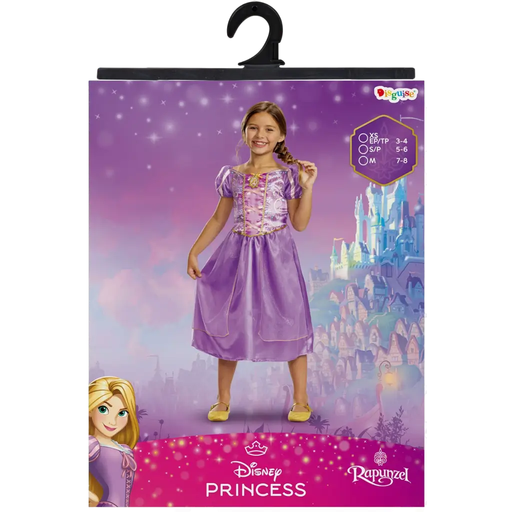 Disney™ Rapunzel Verkleedkleding - Kind 3-4 jaar - Prinsessenkostuum