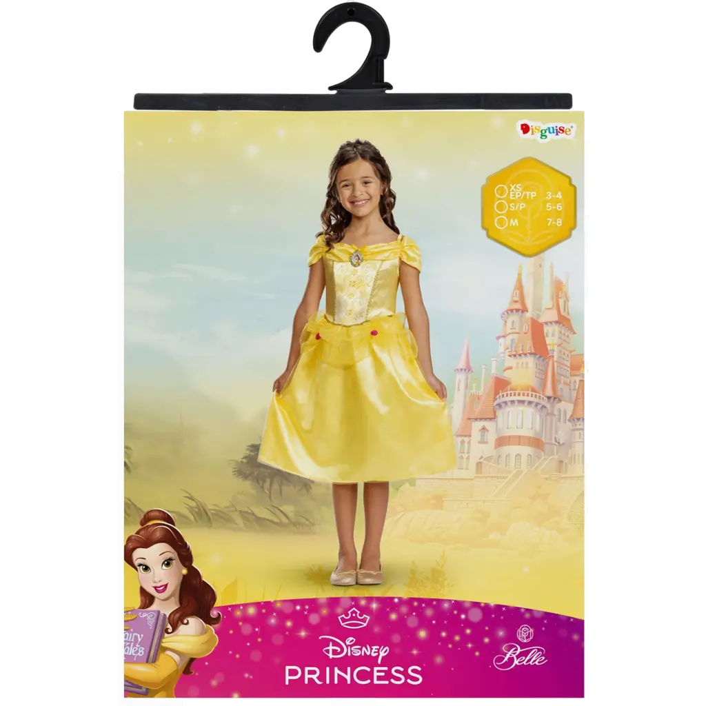Disney™ Belle vermomming voor 5-6 jarigen - Prinsessenkostuum