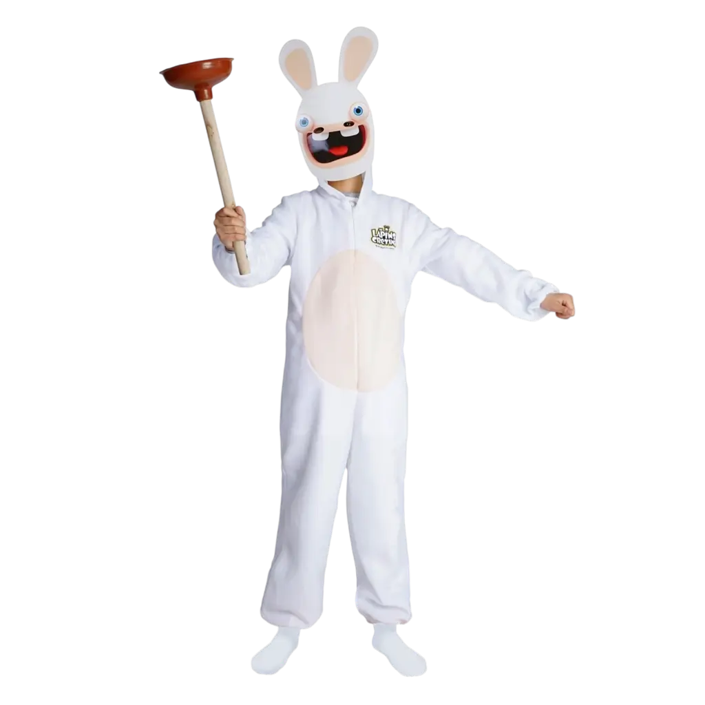 Rabbids™ kinderkostuum 7-9 jaar - Kinderkostuum