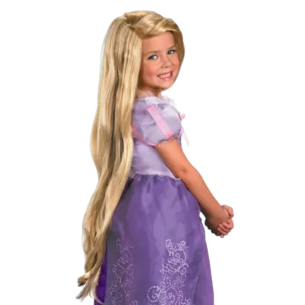 Disney™ Kind Lange Rapunzel Pruik - Prinsessen Accessoires