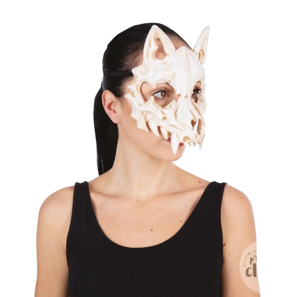 Volwassen dierlijk skeletmasker - willekeurig patroon - Halloween Accessoires