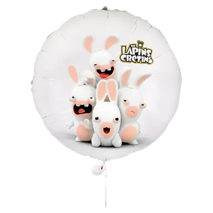Aluminium Ballon Rabbids™ 40 cm - Verjaardagsdecoratie