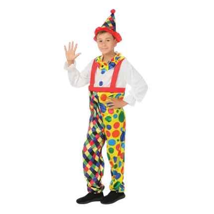 Clownkostuum voor kinderen 5-6 jaar - Clownkostuum