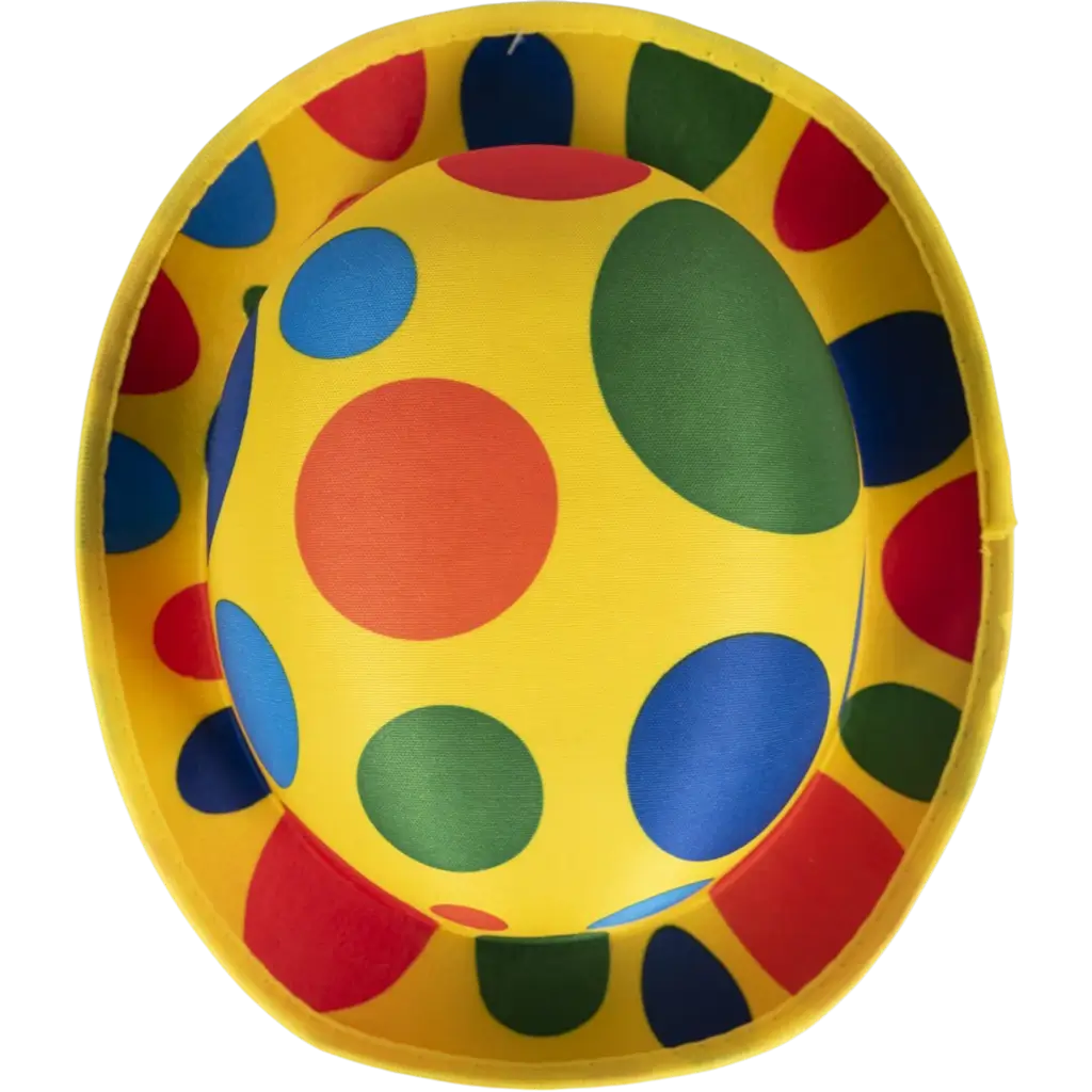 Clown bolhoed volwassene - Vermomming Accessoires