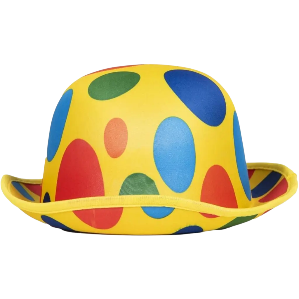 Clown bolhoed volwassene - Vermomming Accessoires