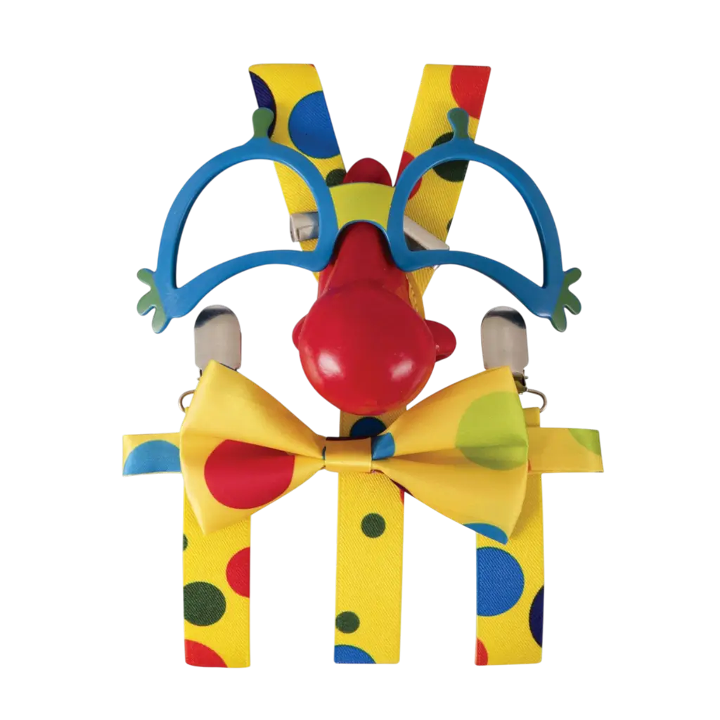 Clownsetje voor volwassenen - Accessoires voor vermomming