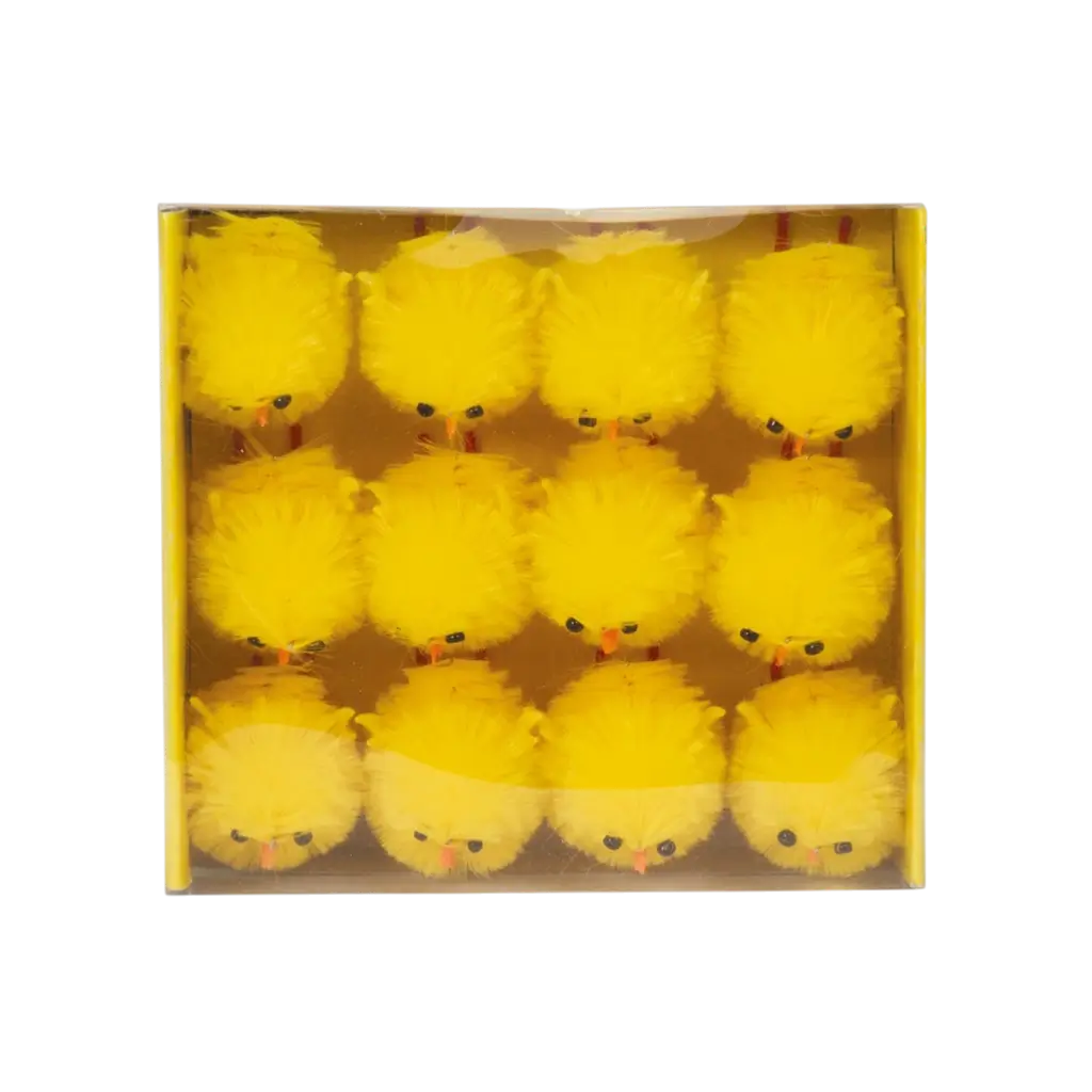 Decoratieve minikuikens Set van 12 - Tafelversiering