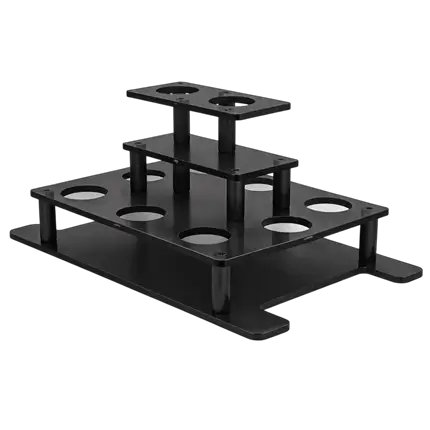 Display Display Piramide 10 VIP Flessen - Zwart | Door Sparklers®