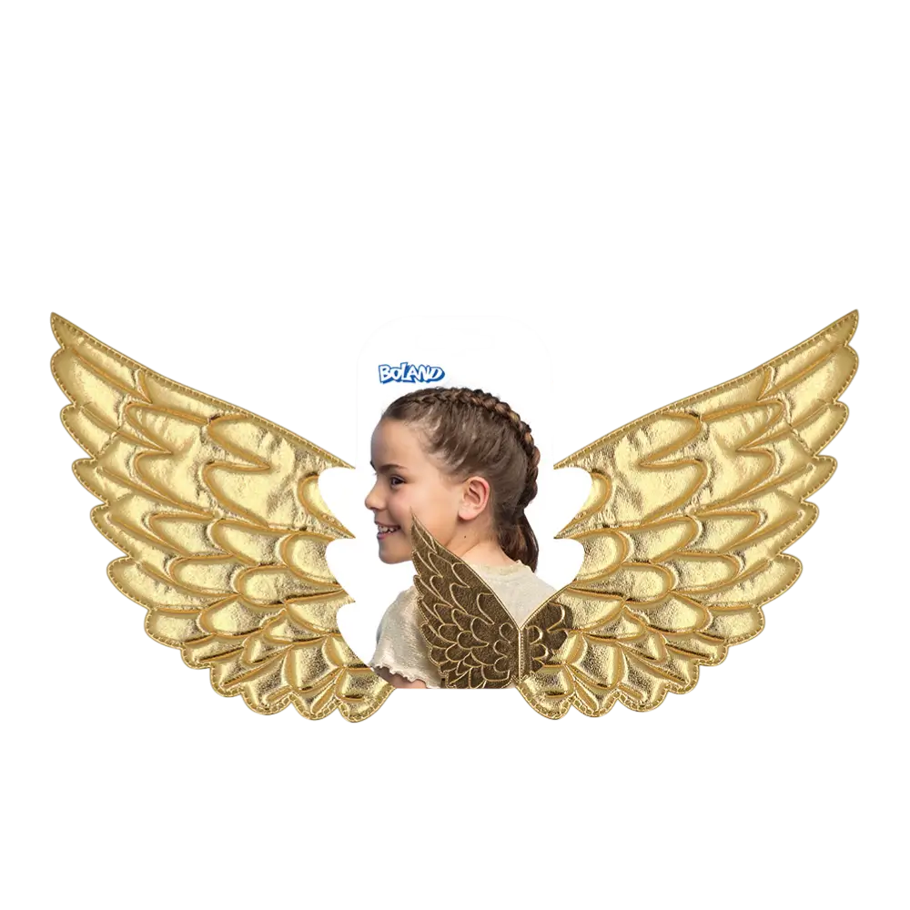Gouden engel vleugels - engel vrouw carnaval avond vermomming