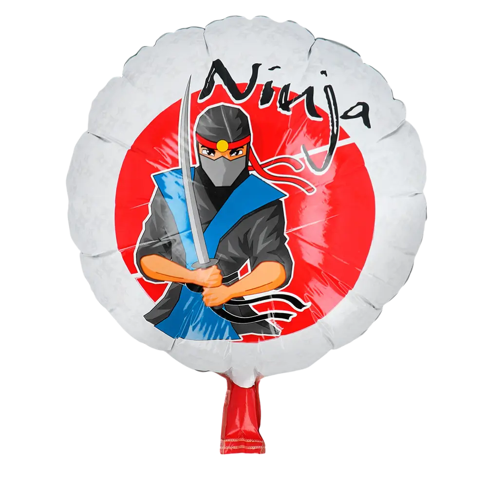 Aluminium Ninja ballon - Decoratie voor Ninja jongensverjaardag