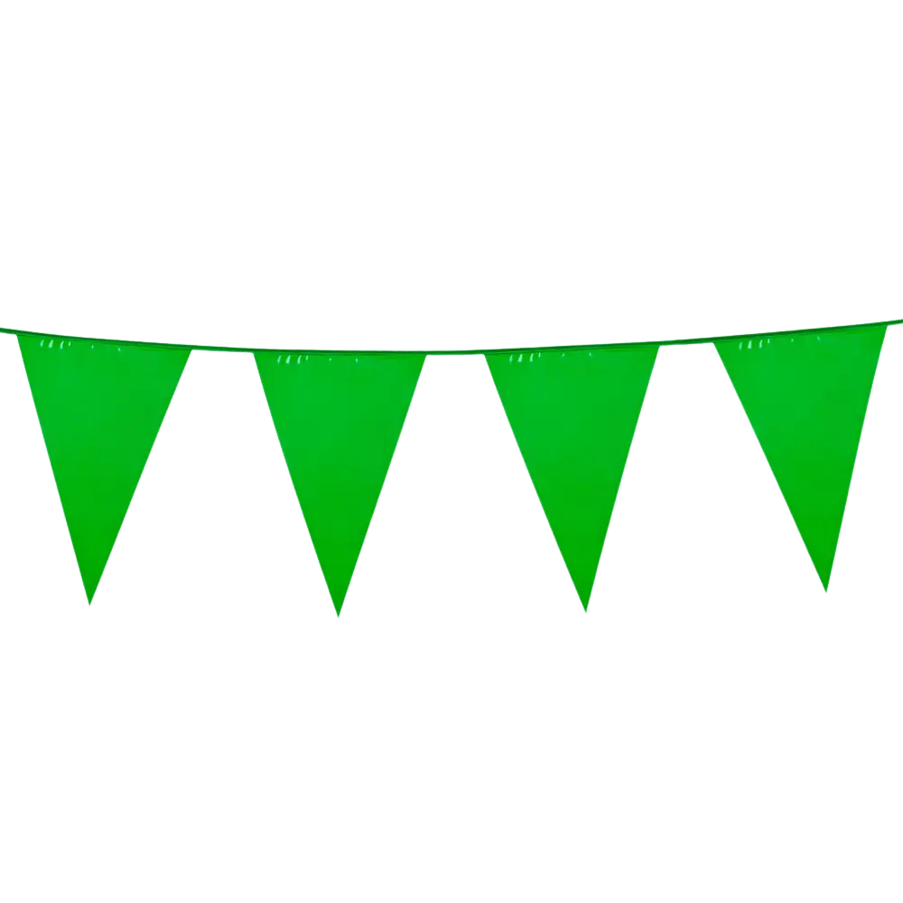 Groene wimpelslinger - Nature Jungle verjaardagsdecoratie