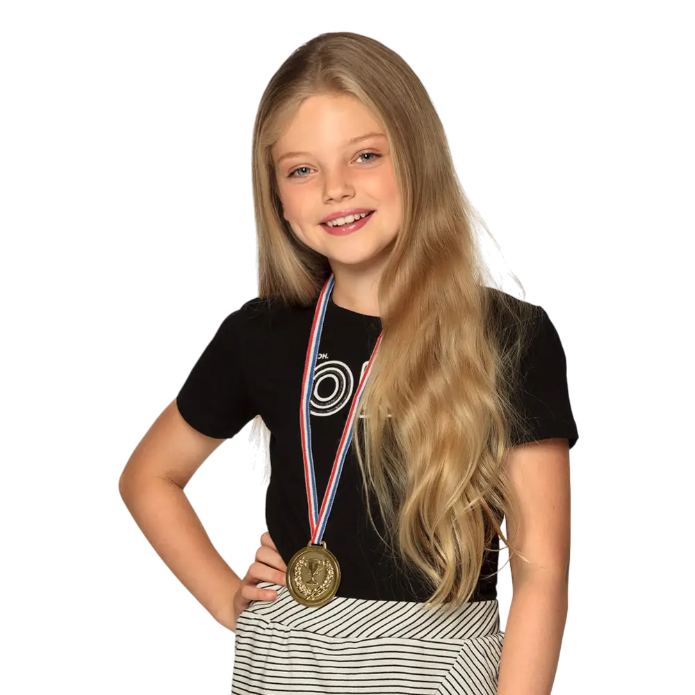 Set van 3 podiummedailles - Verjaardagsprijzen voor kinderen