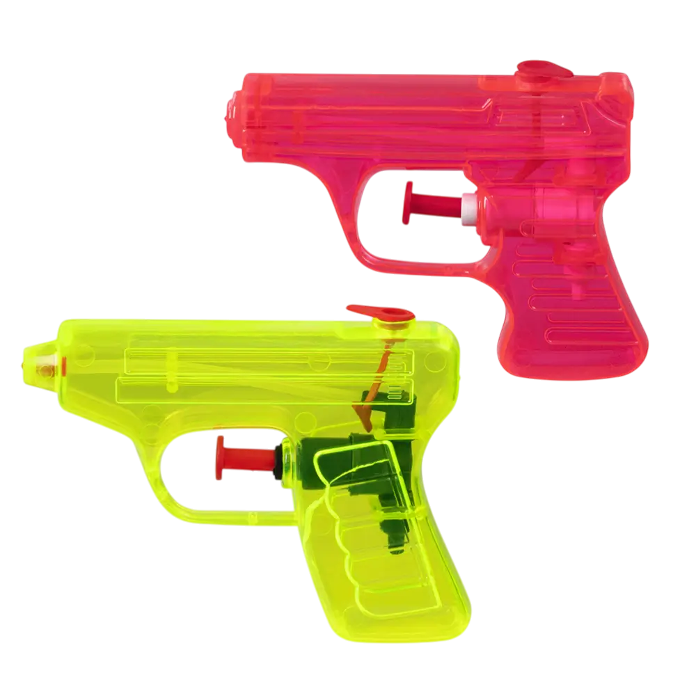Set 2 waterpistolen - Kinderverjaardagsspelletjes voor buiten in de zomer