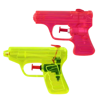 Set 2 waterpistolen - Kinderverjaardagsspelletjes voor buiten in de zomer