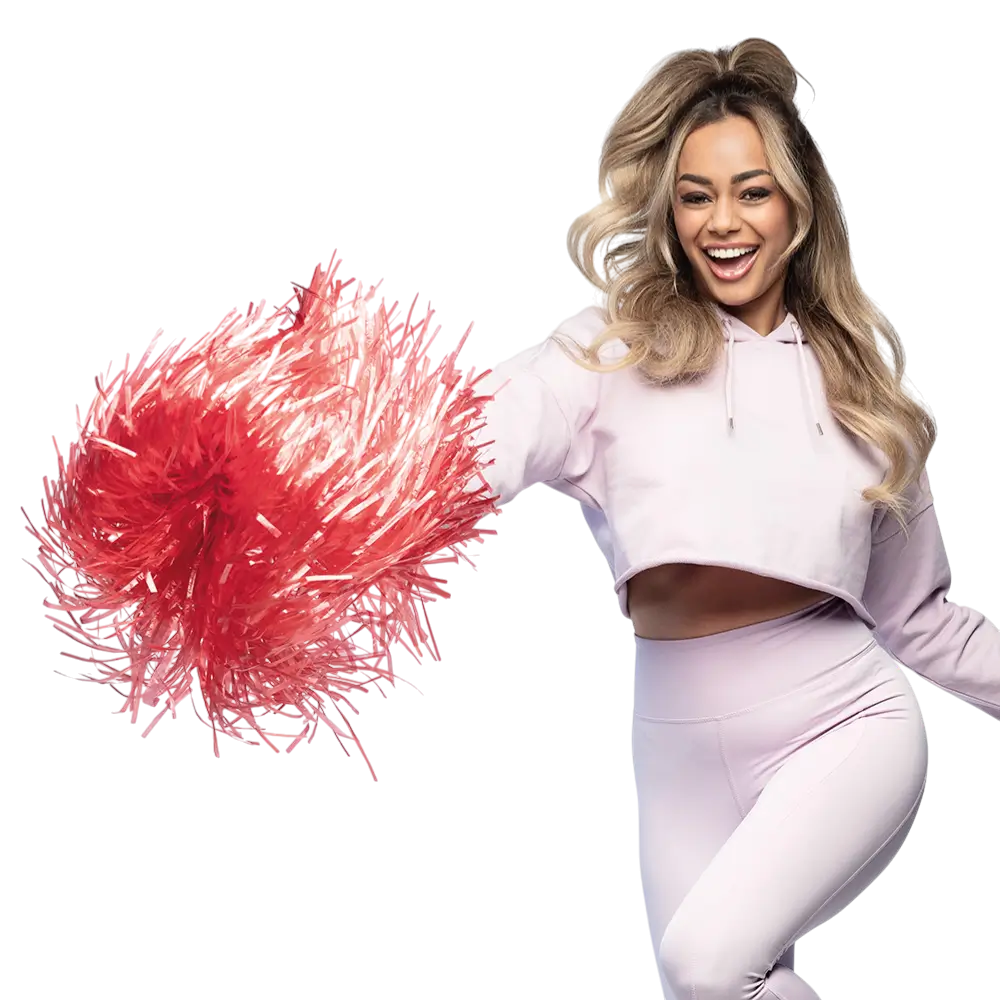 Pom Pom Rouge - Accessoires Cheerleader EVJF