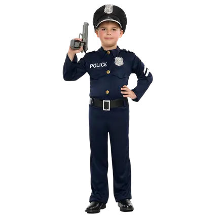 Verkleedkleren voor kinderen van 3-4 jaar - Politiekostuum Jongen Carnaval